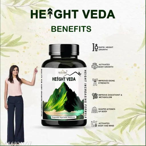 Original Height Veda Powder For Height Increase 100% Original | Ayurvedic - Springkart
