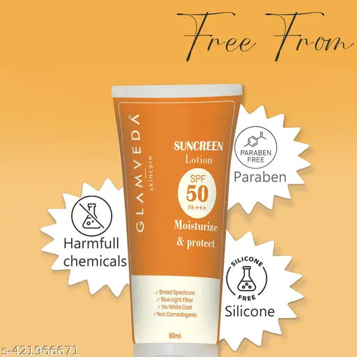 Glamveda Hybrid Sunscreen Lotion Spf 50 PA+++ | Moisturizing, Water and Sweat Resistant | Professional Ultra Soothing Sunscreen, Sun Screen Protector SPF 50, Sunscreen Lotion SPF 50 PA+++ for Glowing, Healthy, Nourished Skin, All Skin Types | Pack of 3 18