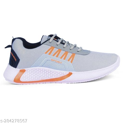 Royal Fashion Orange Solid Cricket Sports Running Shoes Men Under 200 - Springkart