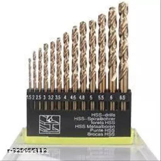 13 In Stainless Steel Drill Bit Set Heavy Duty