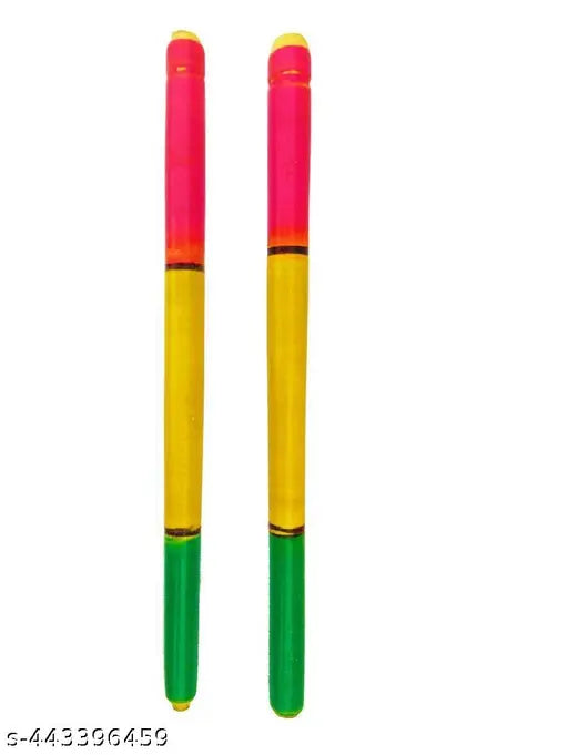 Multicolor Dandiya Sticks 33cm For Garba Dance Nights Celebration Navratri - Springkart
