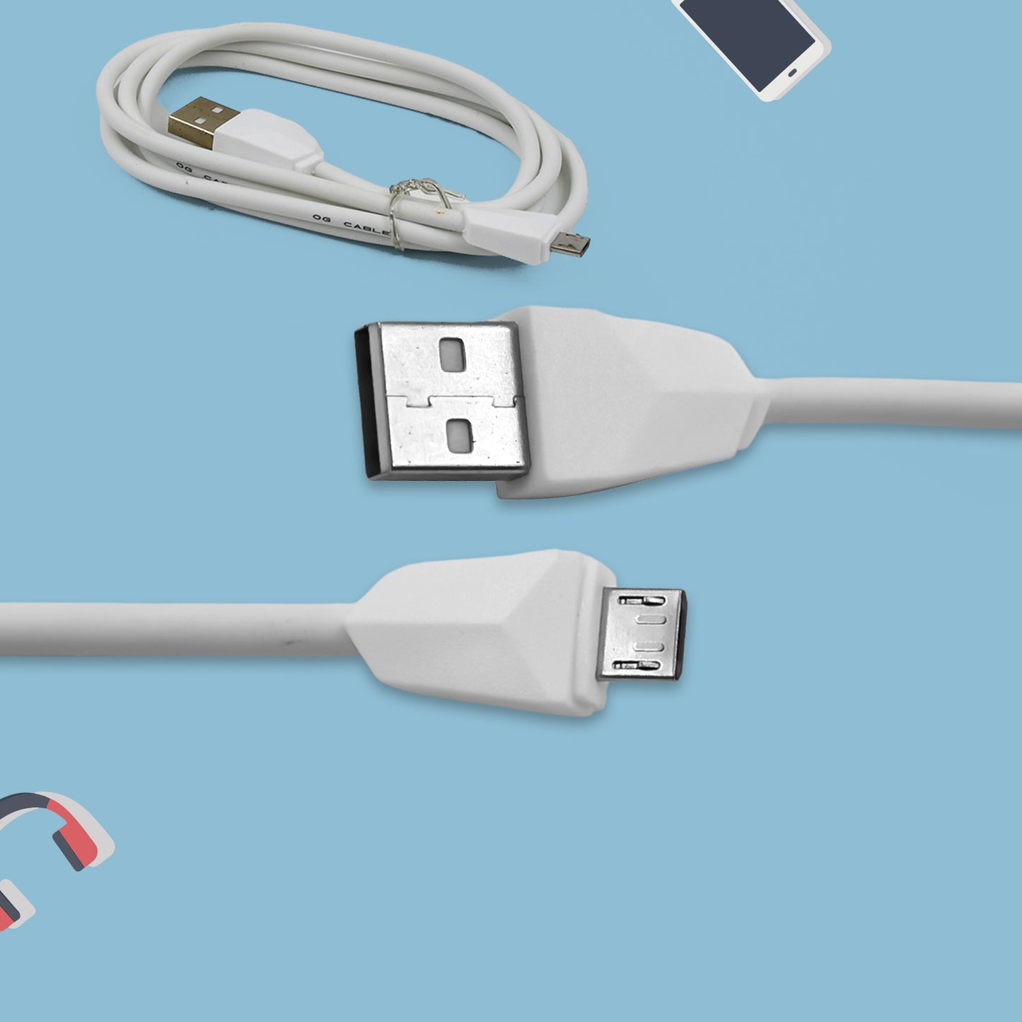 2a Fast Charging For Android Micro Cable (1000 Mm) - Springkart