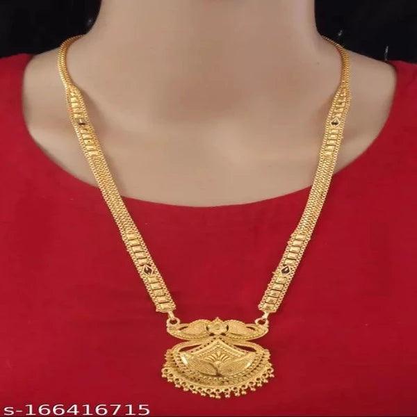 Sungold Jewellers Sylish and Trendy Copper 30 Inch Mangalsutra For Women - Springkart