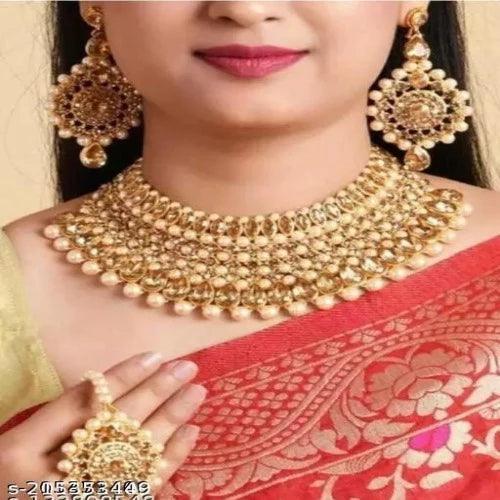 Sukkhi Necklace Set,Jewellery Set,Choker Necklace & Earrings set,Har Sat,Patwa,Jewellery - Springkart