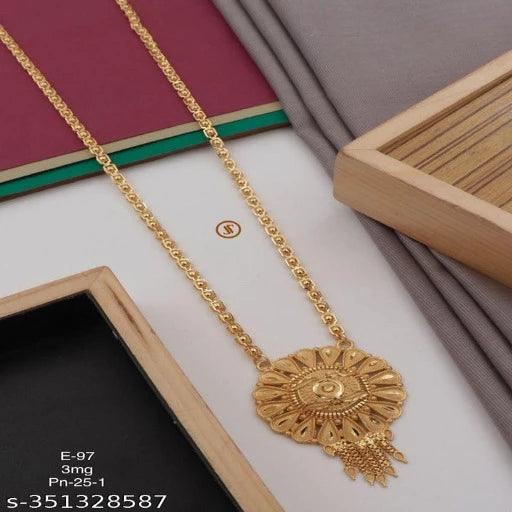 Bhumi09 Shimmering Bejeweled Women Necklace & Chain - Springkart