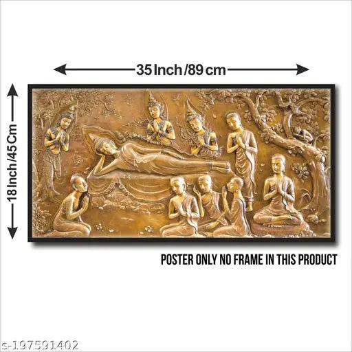 Self Adhesive PVC Vinyl God Wallpaper Wall Sticker for Home Decor, Living Room, Bedroom, Hall, Shop (Size 35x18 Inch) - Springkart