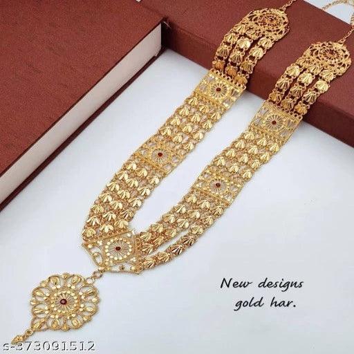 Gel krupa stylish har gold 1gm for women and men - Springkart