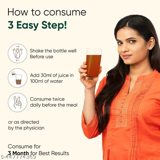 Herbal Max Diabetic Care Juice for Lowering Cholesterol & Managing Sugar Levels – 450 ml - Springkart