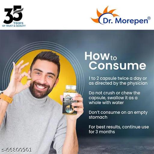 DR. MOREPEN Shilajit Capsules Supports Energy Production - Springkart