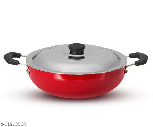 Navrang NS KADAI 230 WITHLID Non-Stick Deep Kadhai 2000 mL