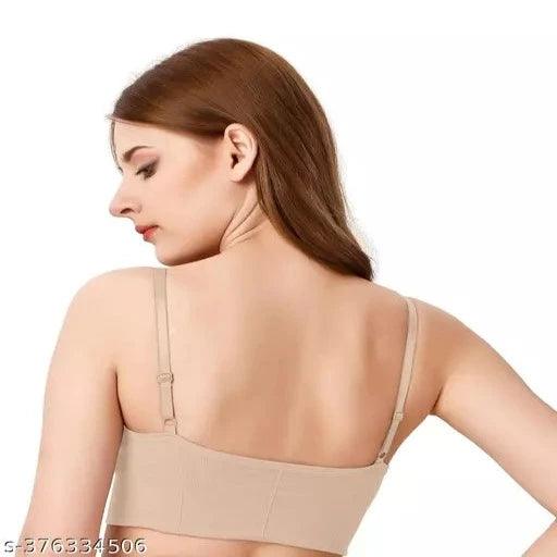 Girls Women's Sports Bras Yoga Gym Bra Crop Top Push Up Wire Free Women Bra 646 Bra pack of 2 - Springkart