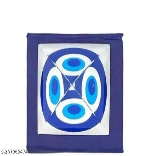 ALLLY Evil Eyes Vastu/Feng Shui Crystal Pyramid for Positive Energy and Vastu Correction.Good Luck & Prosperity - Springkart