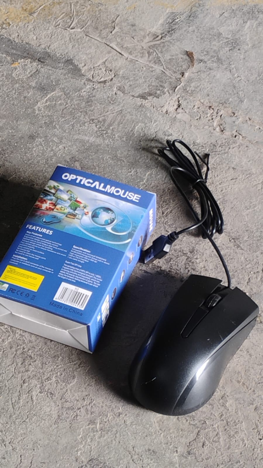 Computer Laptop Wired Optical Mouse X2 (1 Pc) - Springkart