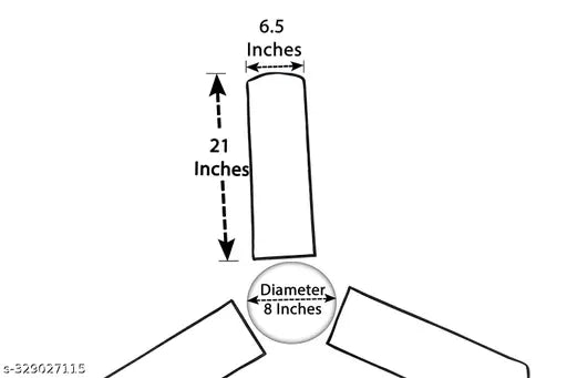 Beautiful Printed Waterproof & Dustproof Three Blade Ceiling Fan Cover Set