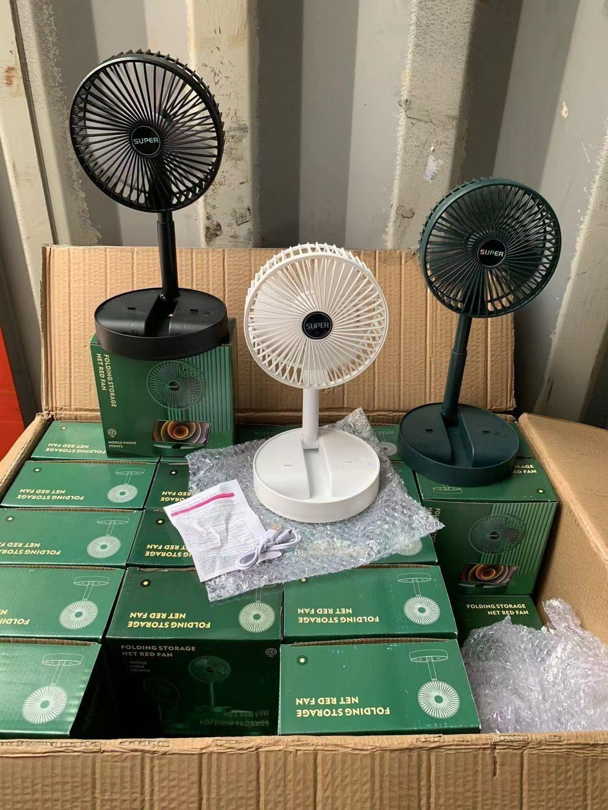 Powerful Rechargeable High Speed Table Desk Fan - Springkart