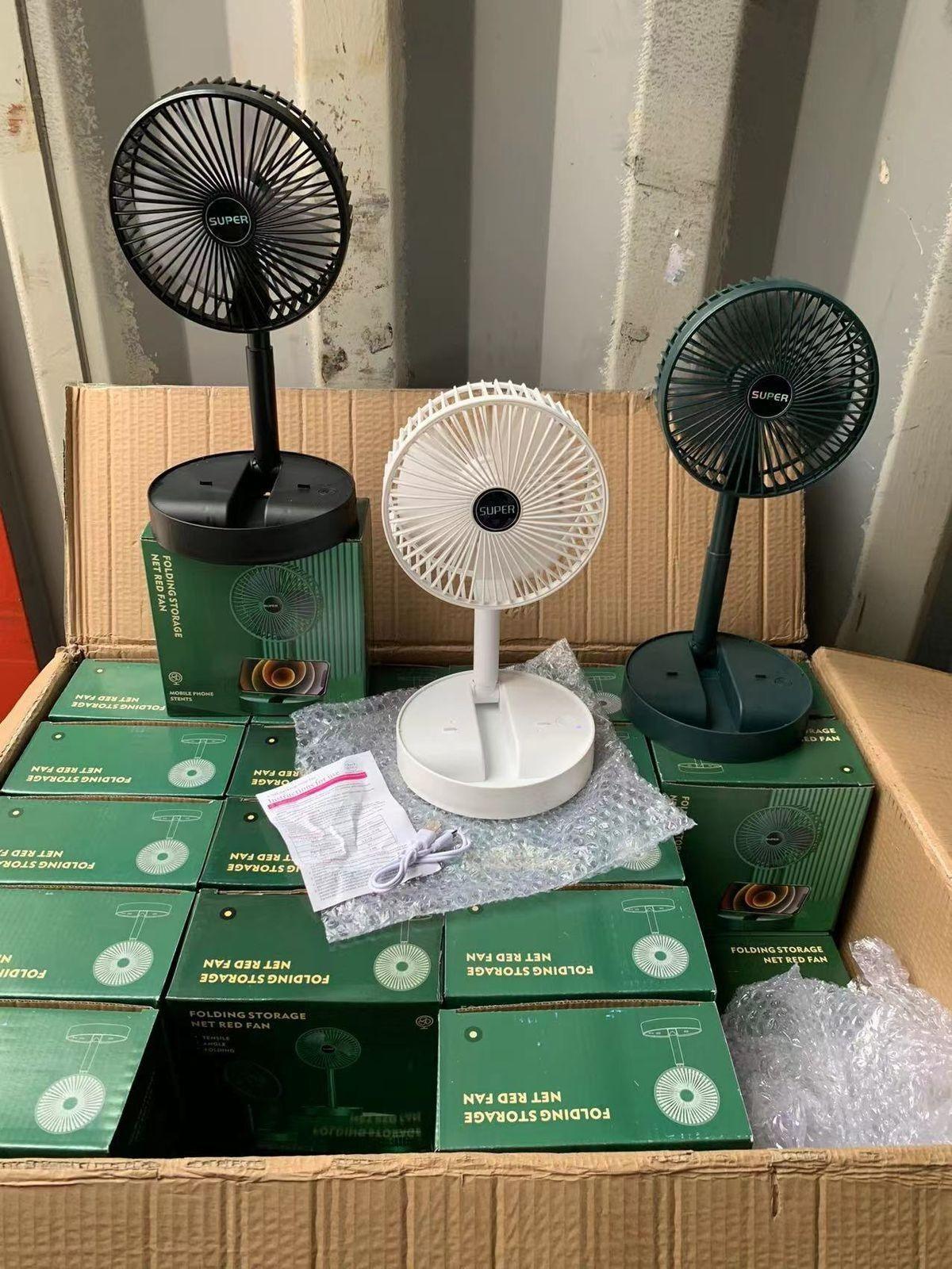 Powerful Rechargeable High Speed Table Desk Fan - Springkart