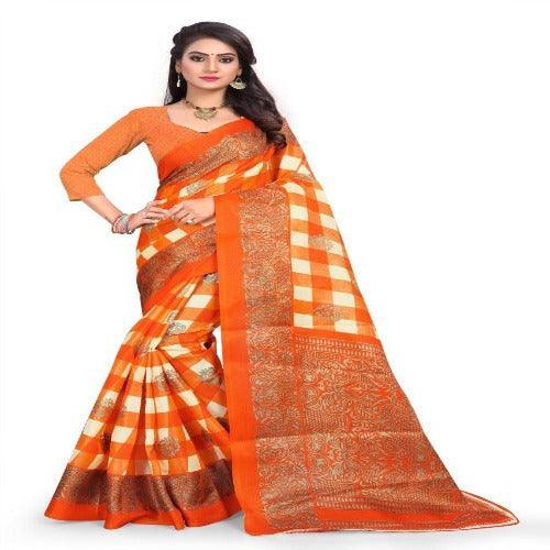 Special Printed Art Silk Sarees - Springkart