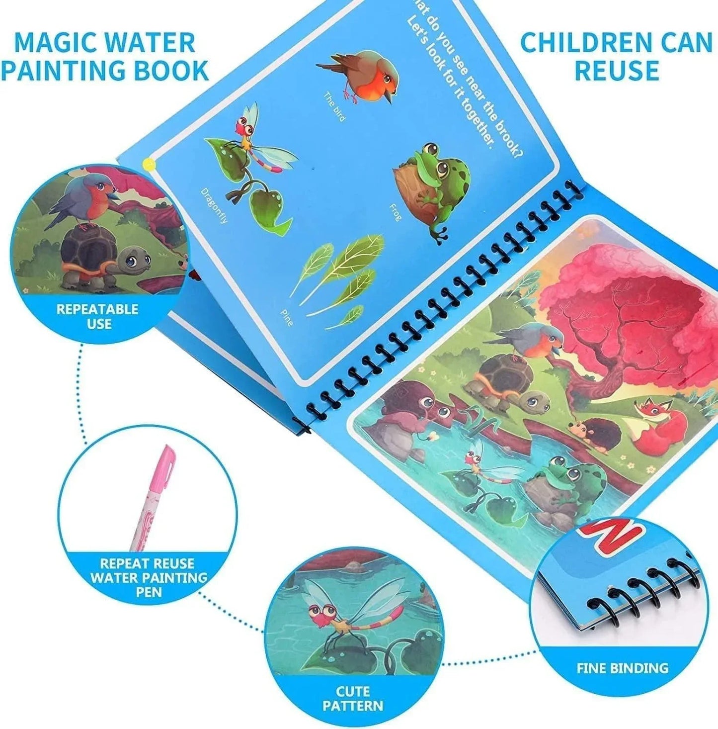 Reusable Magic Water Quick Dry Book - Springkart