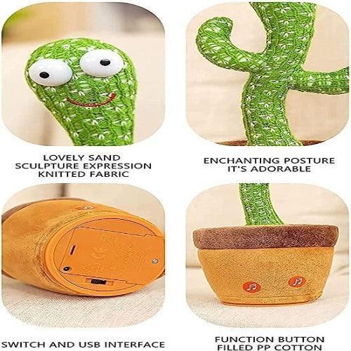 LED Musical Dancing & Mimicry Cactus Toy - Springkart