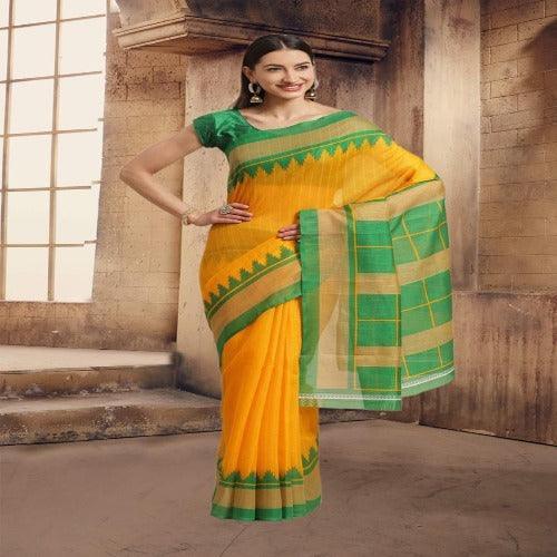 Posh Printed Art Silk Sarees - Springkart