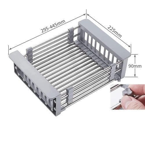 Adjustable Dish Drainer Basket for Kitchen - Springkart
