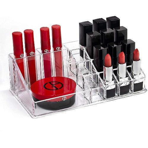 Acrylic Makeup Mascara Liner Brush Storage Lipstick Cosmetic Organizer - Springkart