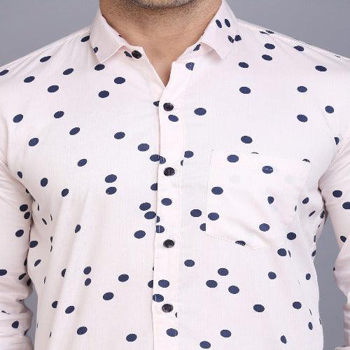 Men's Printed Cotton Blend Shirts - Springkart