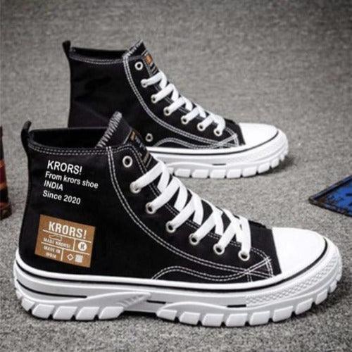 Casual Canvas Upper Shoes For Men - Springkart