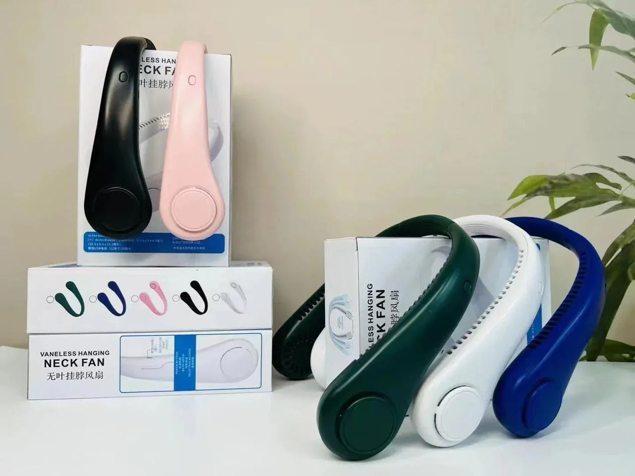 79 mAh Portable Neck Fan with 5200 Outlets - Springkart