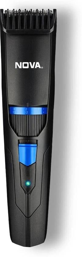 NOVA NHT 1053 Trimmer 160 min Runtime 40 Length Settings (Black, Blue)