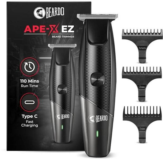 JSJ WATER PROOF TRIMMER Fully Waterproof Grooming Kit 145 min Runtime 20 Length Settings (Black)