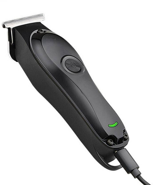 MynxeHTC AT118 Professional Hair Clipper Rechargeable Hair Men Home-Portable Mini Clipper Fully Waterproof Trimmer 45 min Runtime 4 Length Settings (Black)