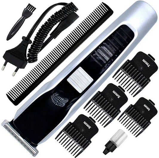 XPLosive M New Professional Fast Charging Hair Clipper Razor Rechargeable Beard Moustache Fully Waterproof Trimmer 60 min Runtime 4 Length Settings (Black, Silver)