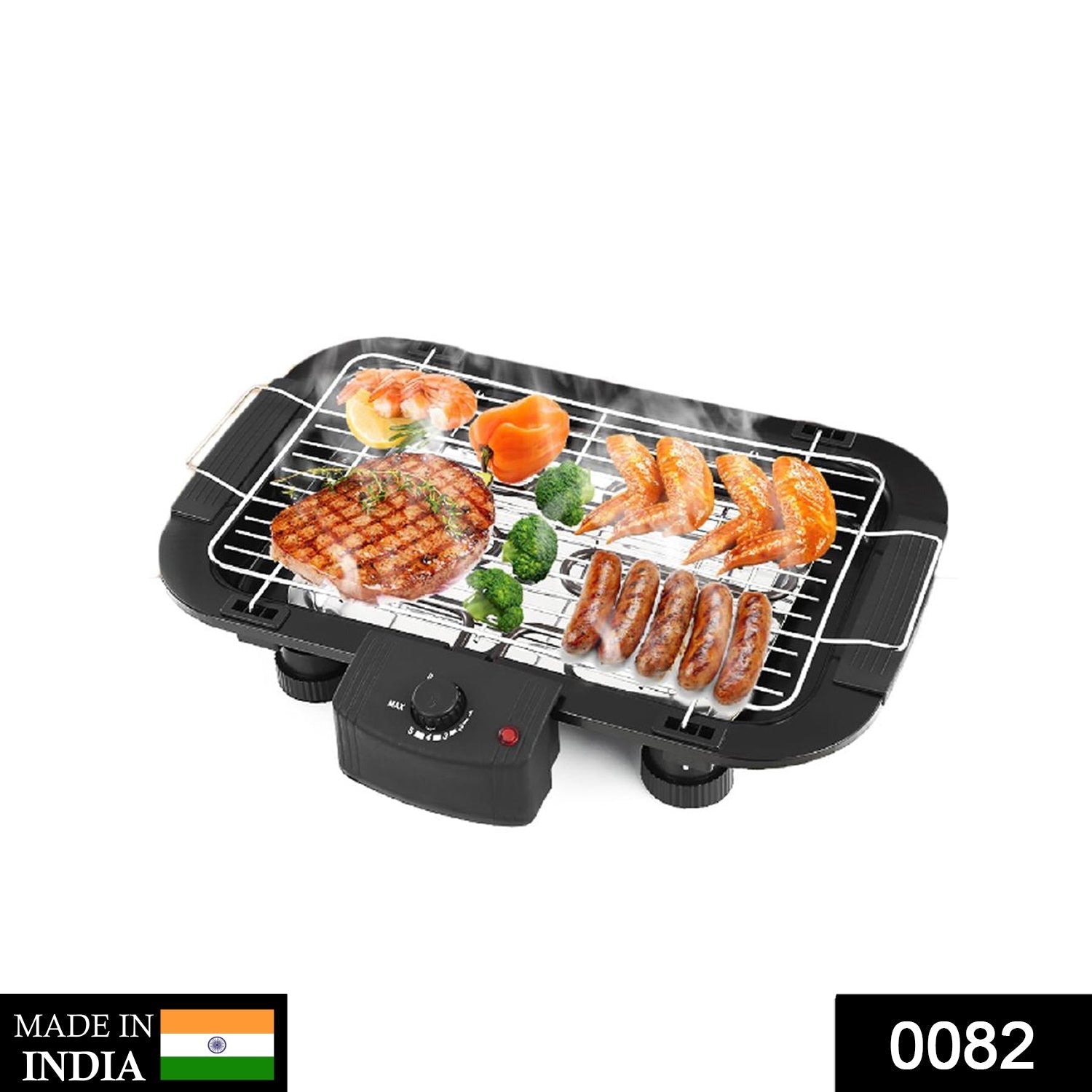 Smokeless Electric Indoor Barbecue Grill, 2000w - Springkart 