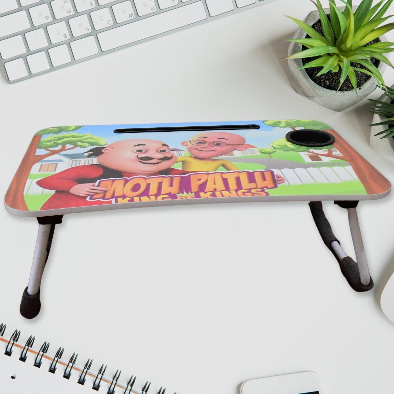 Multipurpose Portable Writing Homework Mix Cartoon Design Printed Table (1 Pc / Mix Design / 61×41 Cm) - Springkart 