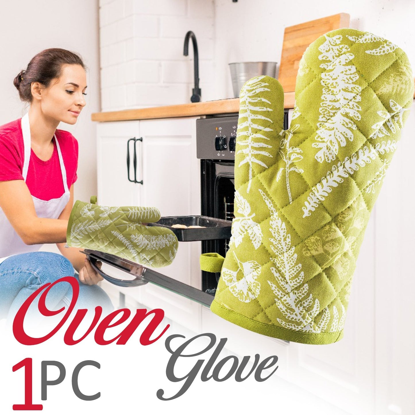 Baking Essential Cotton Glove, Heat Proof Microwave Baking Oven - Springkart 