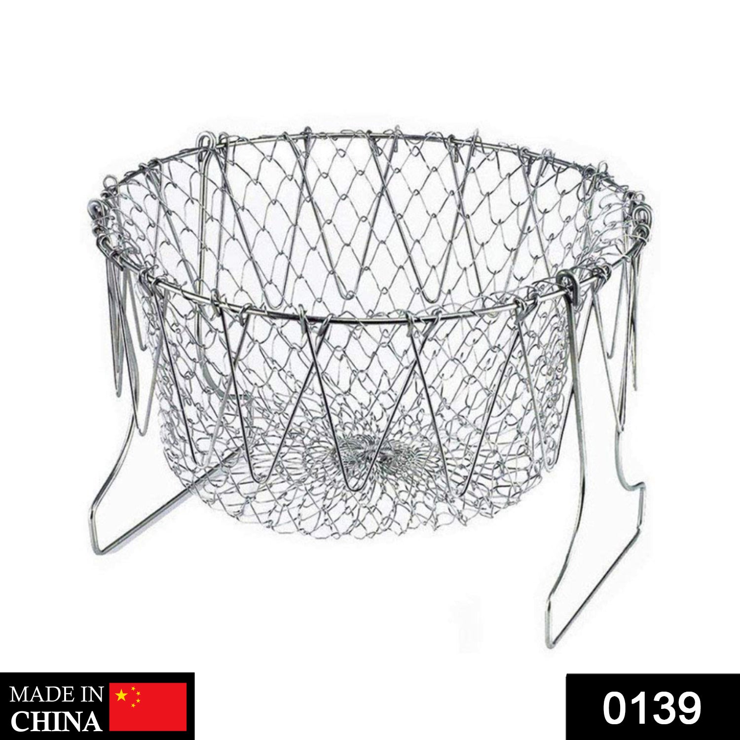 Foldable Strainer Chef Basket - Springkart 