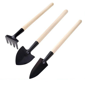 Kid's Garden Tools Set of 3 Pieces (Trowel, Shovel, Rake) - Springkart 