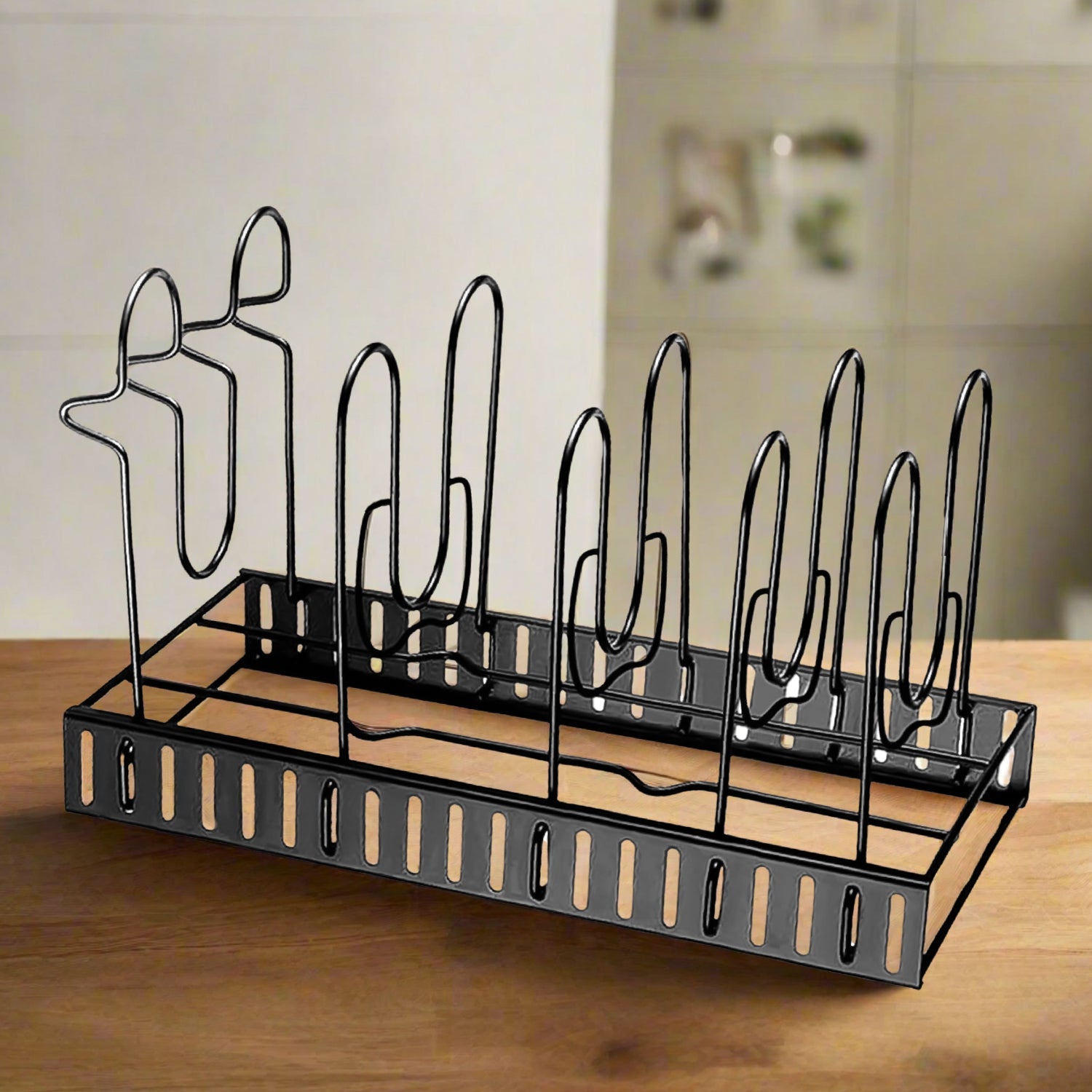 Multipurpose Pan & Pot Organizer Rack (1 Pc) - Springkart 