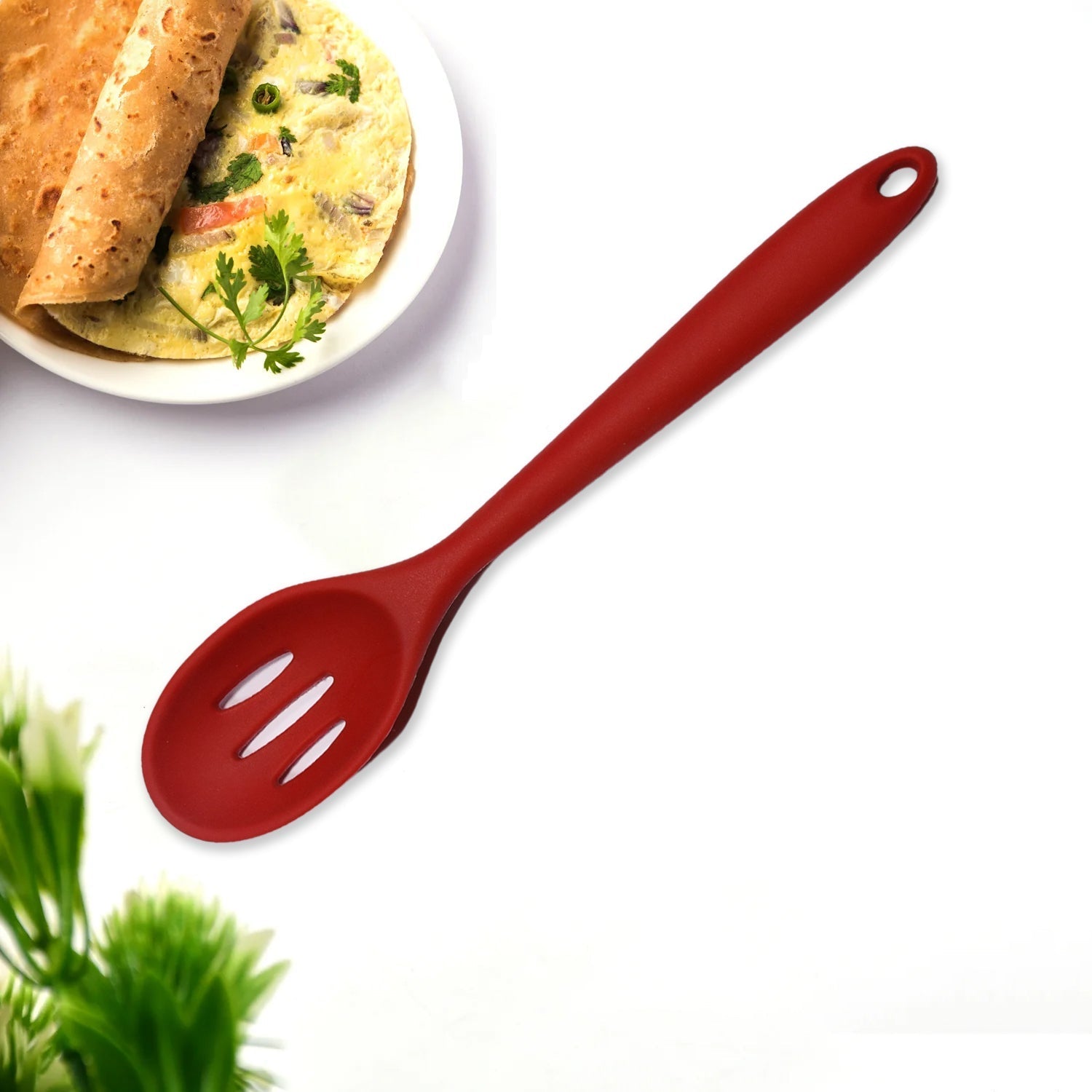 SILICON NON-STICK HEAT RESISTANT KITCHEN TURNER PREMIUM TURNER ( 1PC ) - Springkart 