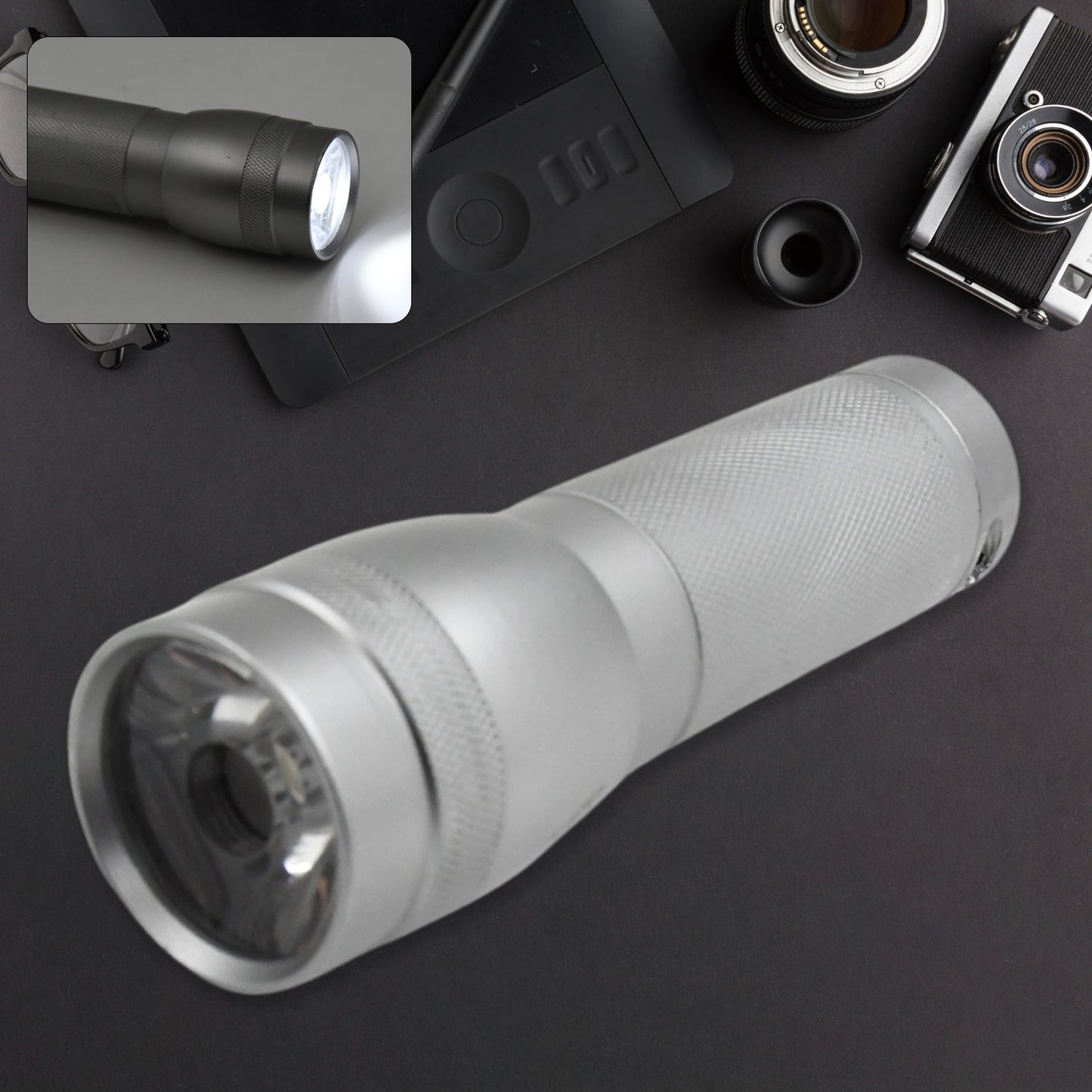Portable Mini Torch / Flashlight LED Powerful High Lumens Pen Light Easy To Carry, Portable Pocket Compact Torch for Emergency 3 Battery operated (Battery not included / 1 pc) - Springkart 
