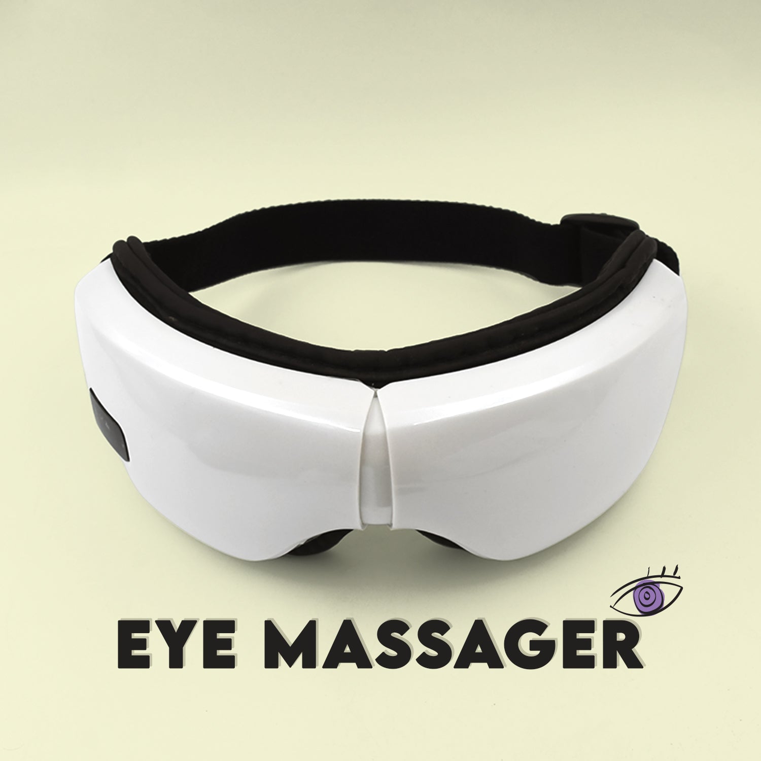 Electric Eye Massager with Adjustable Elastic Band (1 Pc) - Springkart 