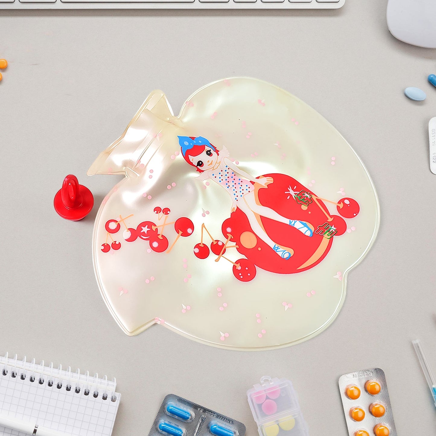 Apple Hot Water Bottle Bag For Pain Relief - Springkart 