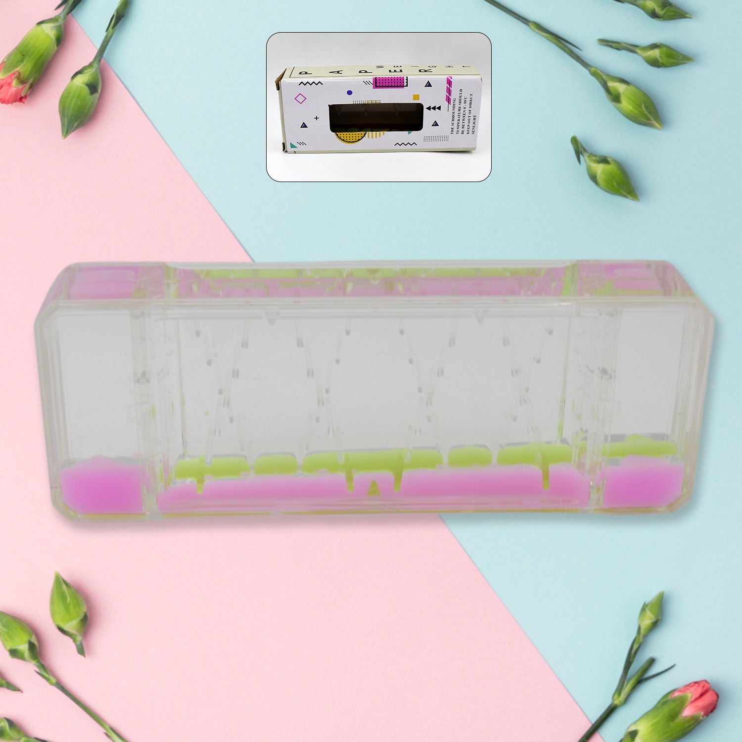 Liquid Floating Timer Motion Visual Clock Timer (1 Pc / Multi Color) - Springkart 