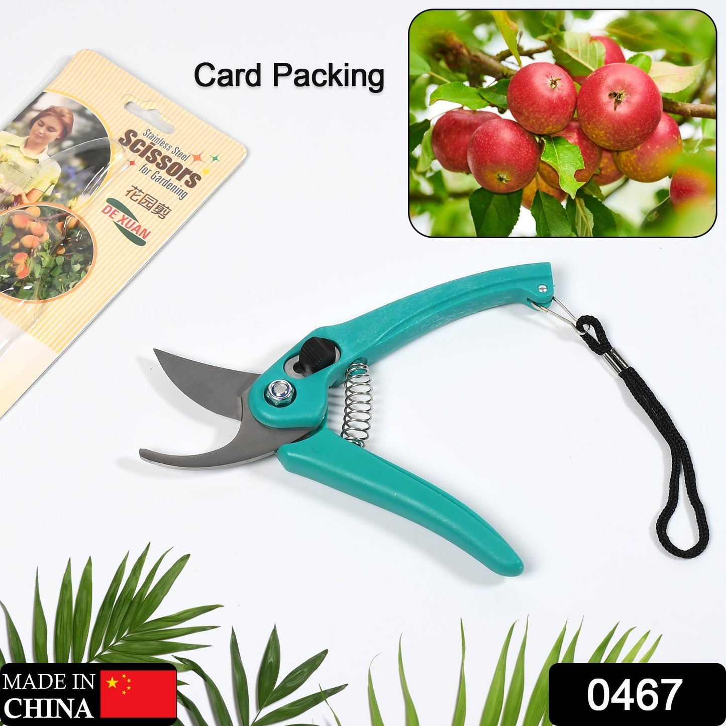 Heavy Duty Gardening Cutter Tool Plant Cutter for Home Garden | Wood Branch Trimmer | Grass Cutting Accessories | Sturdy Stem Scissors - Springkart 