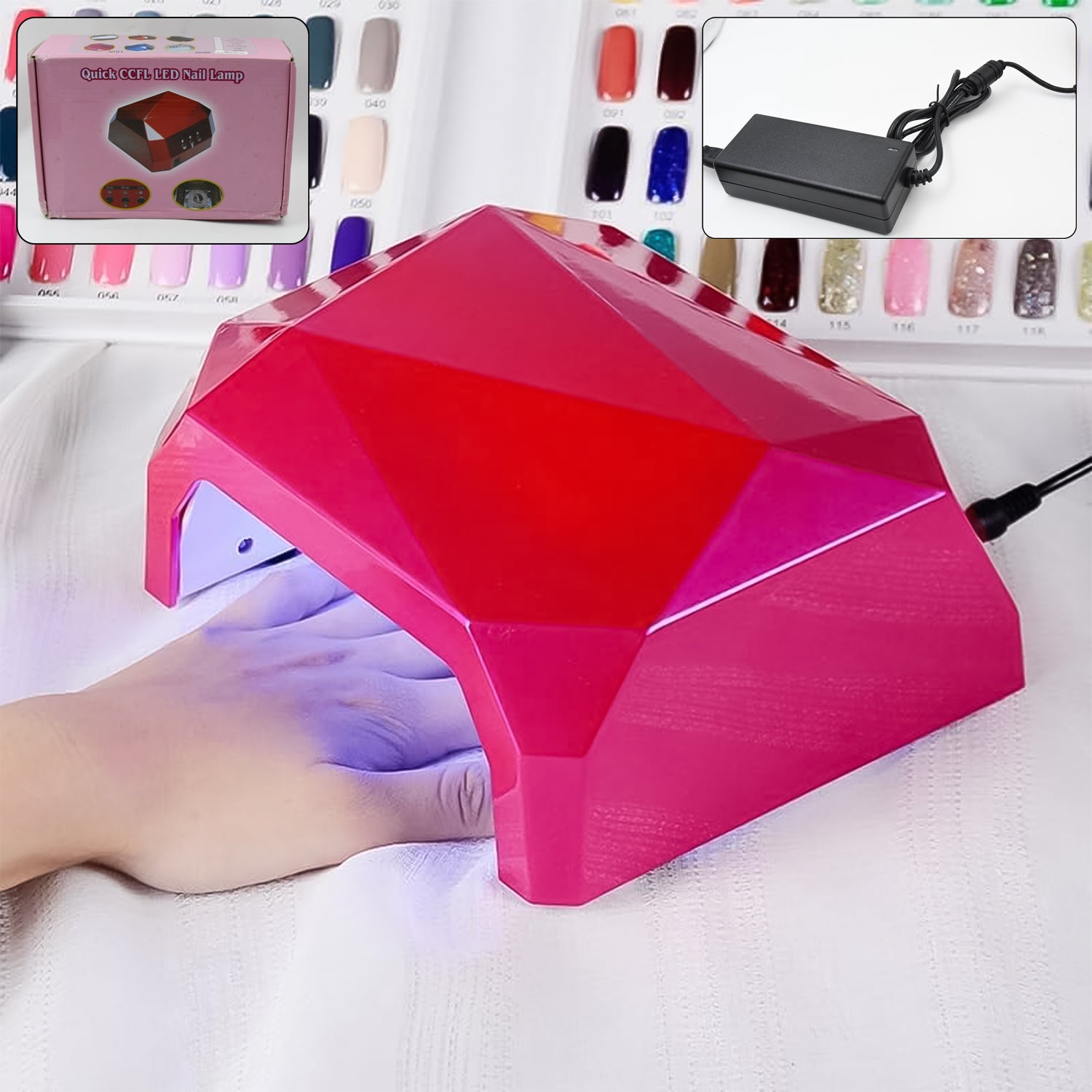 36W LED Nail Dryer Fast Curing Lamp with Motion Sensor (1 Pc) - Springkart 