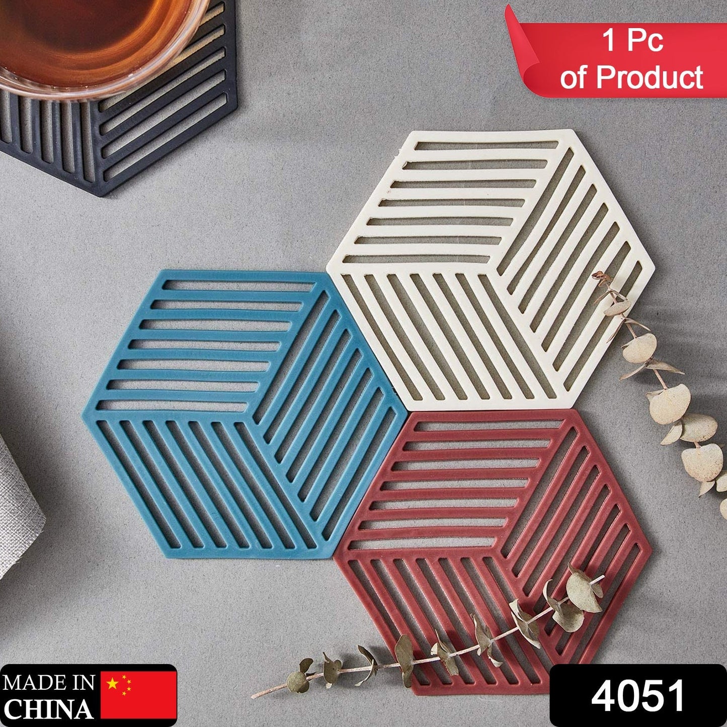 Dining Table mat Heat Insulation pad Nordic Heat-Resistant Anti-Scald mats Household Kitchen Pot mats Coasters ( 1 pcs ) - Springkart 