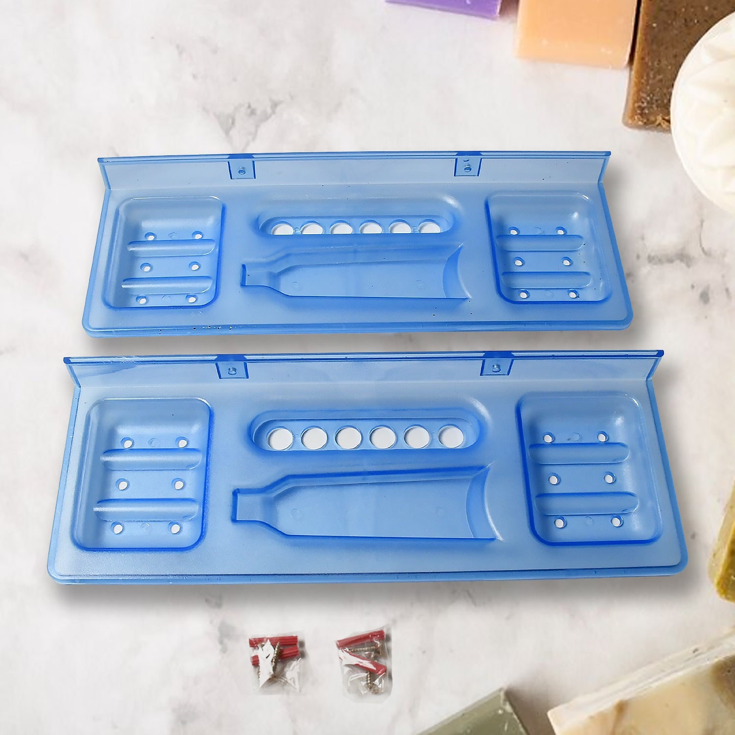 Shop a wide range of bathroom ware products from Pure Source India, in this pack there coming 4in1 glass soap dish, which is suitable to use on stand .It is having unique design of products will enhance beauty of your bath room. - Springkart 