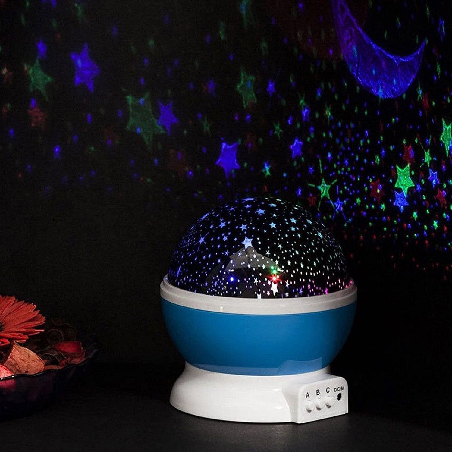 Moon Night Light Projector Star Master (1 Pc / Battery Not included) - Springkart 