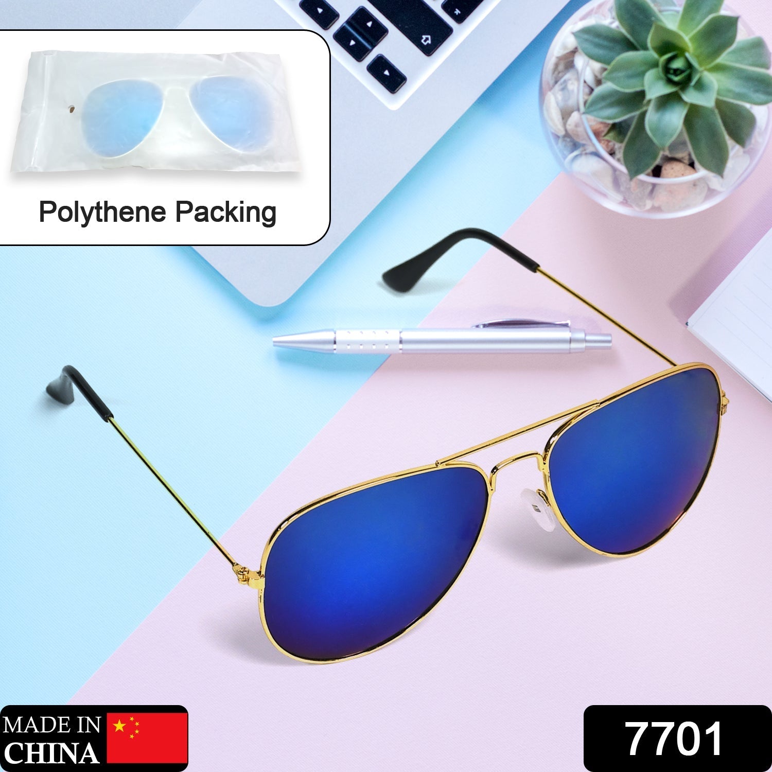 classic Sunglasses for Men & Women, 100% UV Protected, Lightweight - Springkart 